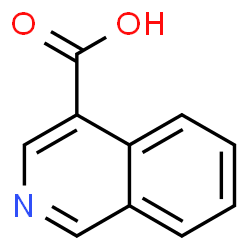 ChemSpider 2D Image | 4-Isoquinolinecarboxylic acid | C10H7NO2