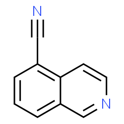ChemSpider 2D Image | 5-Cyanoisoquinoline | C10H6N2
