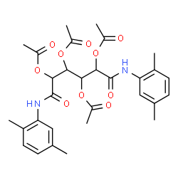 ChemSpider 2D Image | 1,6-Bis[(2,5-dimethylphenyl)amino]-1,6-dioxo-2,3,4,5-hexanetetrayl tetraacetate | C30H36N2O10