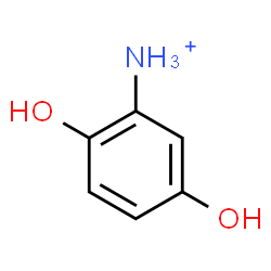 ChemSpider 2D Image | 2,5-Dihydroxyanilinium | C6H8NO2