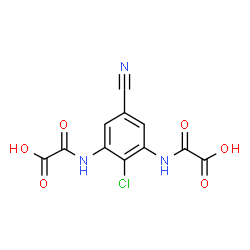 ChemSpider 2D Image | Lodoxamide | C11H6ClN3O6