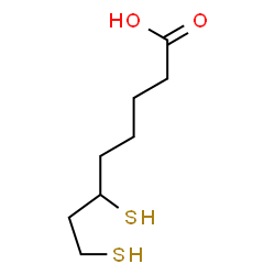 ChemSpider 2D Image | Dihydrolipoic acid | C8H16O2S2