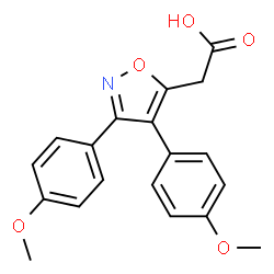 ChemSpider 2D Image | Mofezolac | C19H17NO5