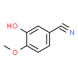 ChemSpider 2D Image | 3-Hydroxy-4-methoxybenzonitrile | C8H7NO2