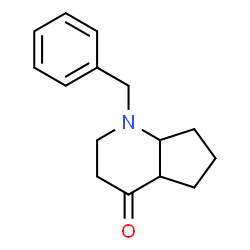 ChemSpider 2D Image | 1-Benzyloctahydro-4H-cyclopenta[b]pyridin-4-one | C15H19NO