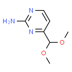 ChemSpider 2D Image | 4-(dimethoxymethyl)pyrimidin-2-amine | C7H11N3O2