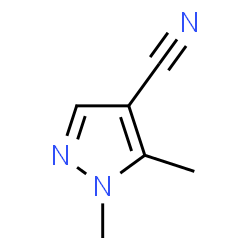 ChemSpider 2D Image | 1,5-dimethylpyrazole-4-carbonitrile | C6H7N3