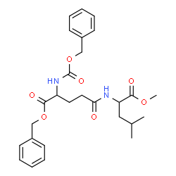 ChemSpider 2D Image | Benzyl 2-{[(benzyloxy)carbonyl]amino}-5-[(1-methoxy-4-methyl-1-oxo-2-pentanyl)amino]-5-oxopentanoate | C27H34N2O7