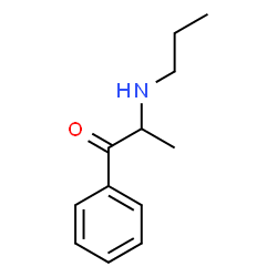 ChemSpider 2D Image | alpha-Propylaminopropiophenone | C12H17NO