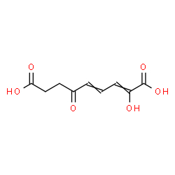 ChemSpider 2D Image | 2-Hydroxy-6-oxo-2,4-nonadienedioic acid | C9H10O6