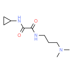 ChemSpider 2D Image | N-Cyclopropyl-N'-[3-(dimethylamino)propyl]ethanediamide | C10H19N3O2