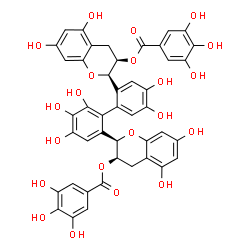 ChemSpider 2D Image | Theasinensin F | C44H34O21