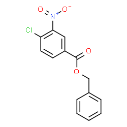 ChemSpider 2D Image | Benzyl 4-chloro-3-nitrobenzoate | C14H10ClNO4