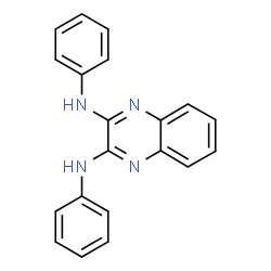 ChemSpider 2D Image | N,N'-Diphenyl-2,3-quinoxalinediamine | C20H16N4