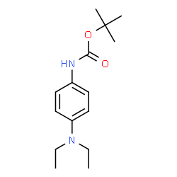 ChemSpider 2D Image | 2-Methyl-2-propanyl [4-(diethylamino)phenyl]carbamate | C15H24N2O2