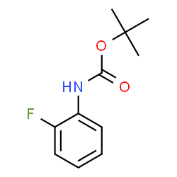 ChemSpider 2D Image | tert-butyl (2-fluorophenyl)carbamate | C11H14FNO2