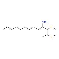 ChemSpider 2D Image | 1-(3-Methyl-1,4-dithian-2-yl)-1-decanamine | C15H31NS2