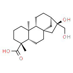 ChemSpider 2D Image | 16beta,17-dihydroxy-ent-kaurane-19-oic acid | C20H32O4