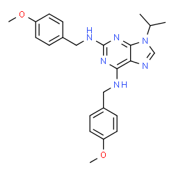 ChemSpider 2D Image | Myoseverin | C24H28N6O2