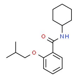 ChemSpider 2D Image | N-Cyclohexyl-2-isobutoxybenzamide | C17H25NO2
