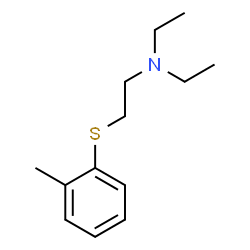 ChemSpider 2D Image | N,N-Diethyl-2-[(2-methylphenyl)sulfanyl]ethanamine | C13H21NS
