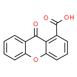 ChemSpider 2D Image | 9H-Xanthene-1-carboxylic acid | C14H8O4