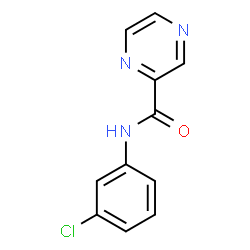 ChemSpider 2D Image | N-(3-Chlorophenyl)-2-pyrazinecarboxamide | C11H8ClN3O