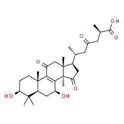 ChemSpider 2D Image | ganoderic acid B | C30H44O7