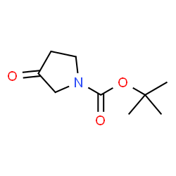 ChemSpider 2D Image | N-Boc-3-Pyrrolidinone | C9H15NO3
