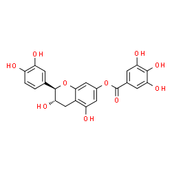 ChemSpider 2D Image | 7-O-Galloylcatechin | C22H18O10