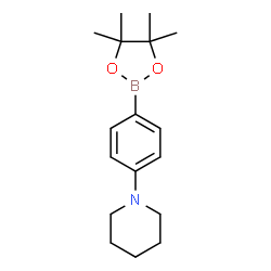 ChemSpider 2D Image | 1-(4-(4,4,5,5-tetramethyl-1,3,2-dioxaborolan-2-yl)phenyl)piperidine | C17H26BNO2