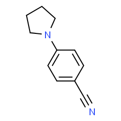 ChemSpider 2D Image | 4-(1-Pyrrolidinyl)benzonitrile | C11H12N2