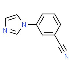 ChemSpider 2D Image | 3-(1H-Imidazol-1-yl)benzonitrile | C10H7N3
