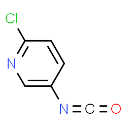 ChemSpider 2D Image | 2-Chloro-5-isocyanatopyridine | C6H3ClN2O
