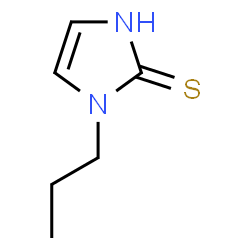 ChemSpider 2D Image | 1-propyl-1H-imidazole-2-thiol | C6H10N2S