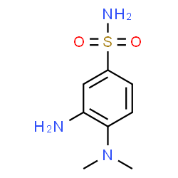 ChemSpider 2D Image | 3-Amino-4-(dimethylamino)benzenesulfonamide | C8H13N3O2S