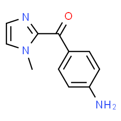 ChemSpider 2D Image | 4-(1-methyl-1H-imidazole-2-carbonyl)aniline | C11H11N3O