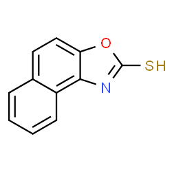 ChemSpider 2D Image | Naphtho[1,2-d][1,3]oxazole-2(1H)-thione | C11H7NOS
