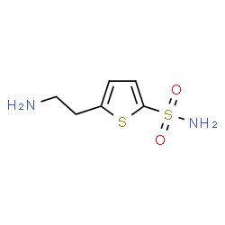 ChemSpider 2D Image | 5-(2-Aminoethyl)-2-thiophenesulfonamide | C6H10N2O2S2
