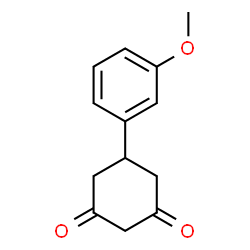 ChemSpider 2D Image | 5-(3-Methoxyphenyl)-1,3-cyclohexanedione | C13H14O3