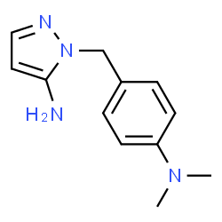 ChemSpider 2D Image | 1-[4-(Dimethylamino)benzyl]-1H-pyrazol-5-amine | C12H16N4