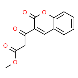 ChemSpider 2D Image | Methyl 3-oxo-3-(2-oxo-2H-chromen-3-yl)propanoate | C13H10O5