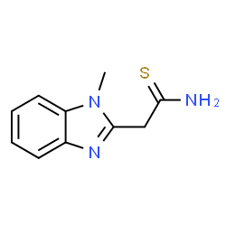ChemSpider 2D Image | 1-methyl-1H-Benzimidazole-2-ethanethioamide | C10H11N3S