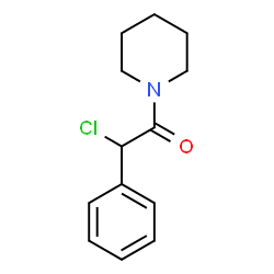 ChemSpider 2D Image | 1-[chloro(phenyl)acetyl]piperidine | C13H16ClNO