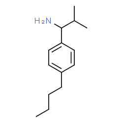 ChemSpider 2D Image | 1-(4-Butylphenyl)-2-methyl-1-propanamine | C14H23N