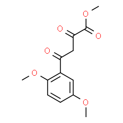 ChemSpider 2D Image | Methyl 4-(2,5-dimethoxyphenyl)-2,4-dioxobutanoate | C13H14O6