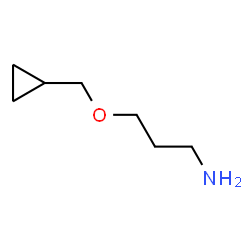 ChemSpider 2D Image | 3-(Cyclopropylmethoxy)-1-propanamine | C7H15NO