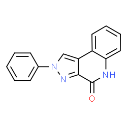 ChemSpider 2D Image | 2-phenyl-2H-pyrazolo[3,4-c]quinolin-4(5H)-one | C16H11N3O