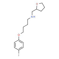 ChemSpider 2D Image | 4-(4-Iodophenoxy)-N-(tetrahydro-2-furanylmethyl)-1-butanamine | C15H22INO2