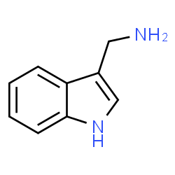ChemSpider 2D Image | Indole-3-methanamine | C9H10N2
